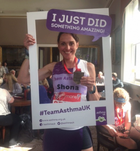 Shona Completed London Marathon 2017 for Asthma UK
