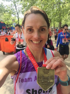 Shona from Sureteam Completed London Marathon 2017