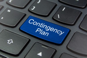 contingency plan button