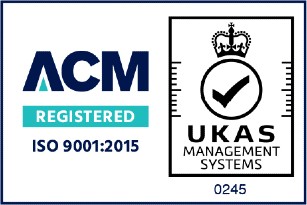 ISO 9001:2015 ACM registered Logo